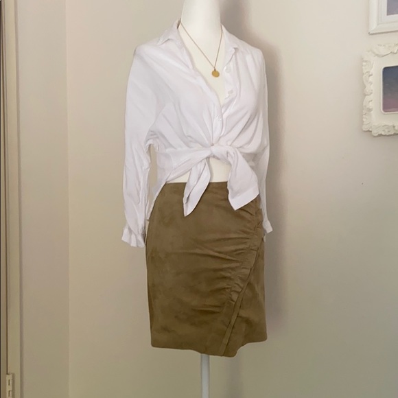 IRO Faux Suede Mini Skirt - Picture 3 of 9